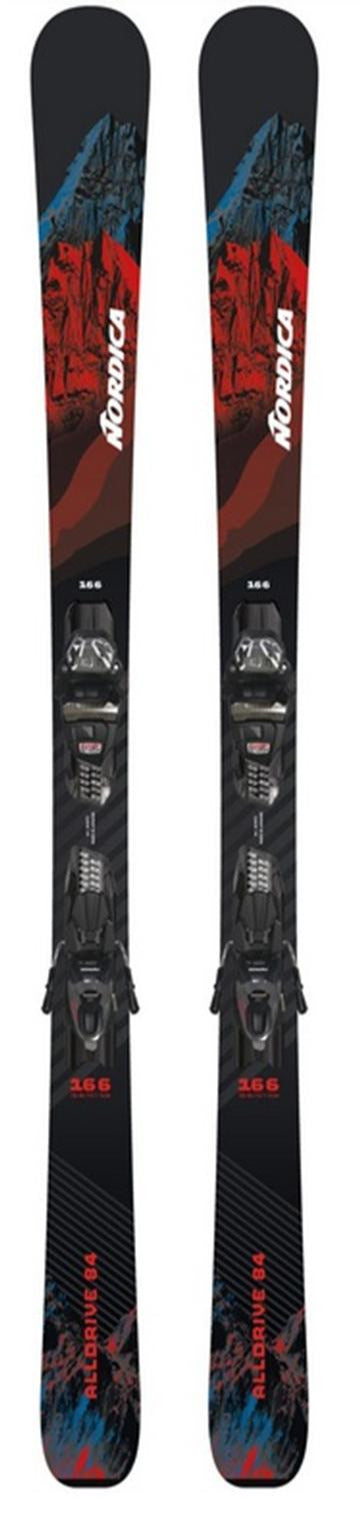 Nordica AllDrive 84 Snow Skis with Marker FDT 10 Bindings 2024