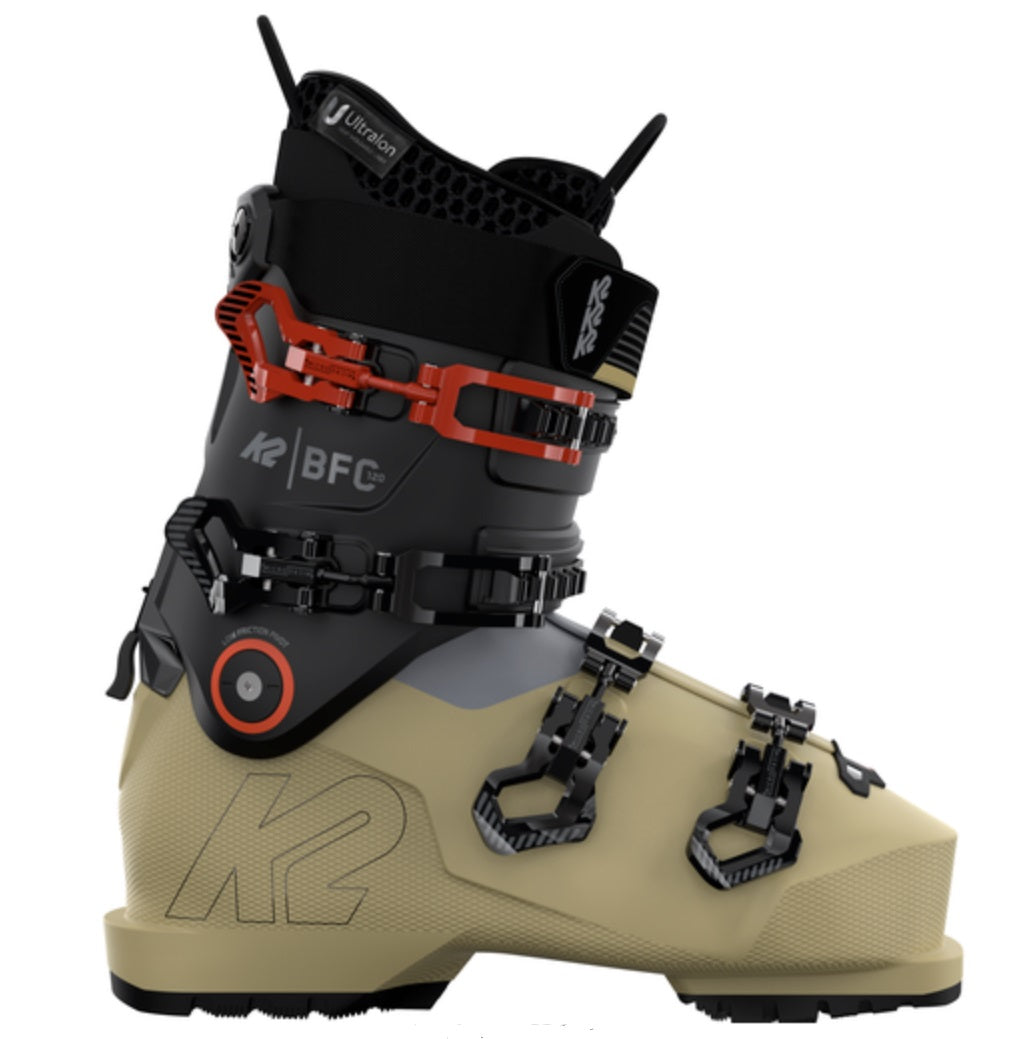 K2 BFC 120 men's downhill ski boots side view