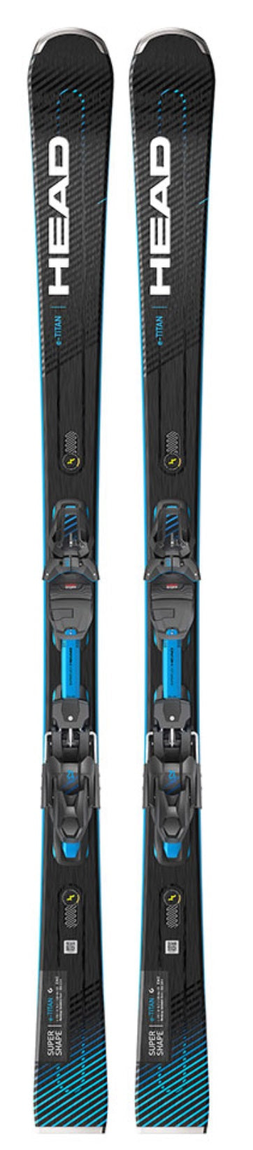 Head Supershape e-Titan Snow Skis with PRD bindings 2022