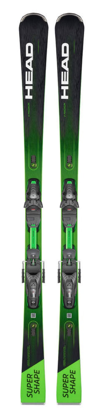 Head Supershape E-Magnum Snow Skis with Protector Bindings 2023