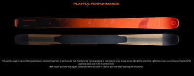 Blizzard Hustle snow skis diagram and explantion of playful performance