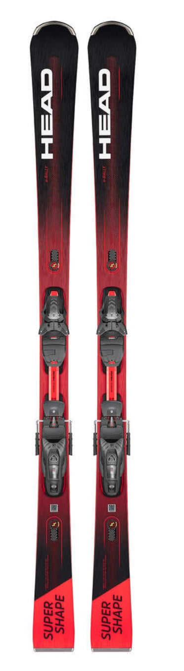 Head Supershape e-Rally Snow Skis with Protector Bindings 2023