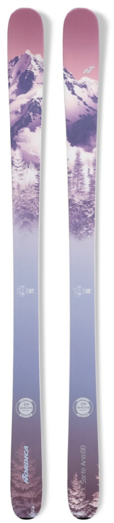 Nordica Santa Ana 88 Ladies Snow Skis 2022