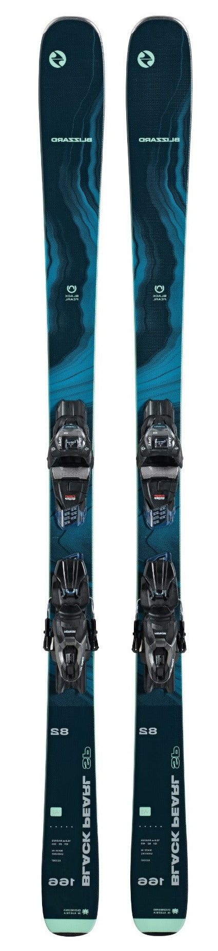 2023 Blizzard Black Pearl 82 SP Ladies Snow Skis with Marker TP10 Bindings