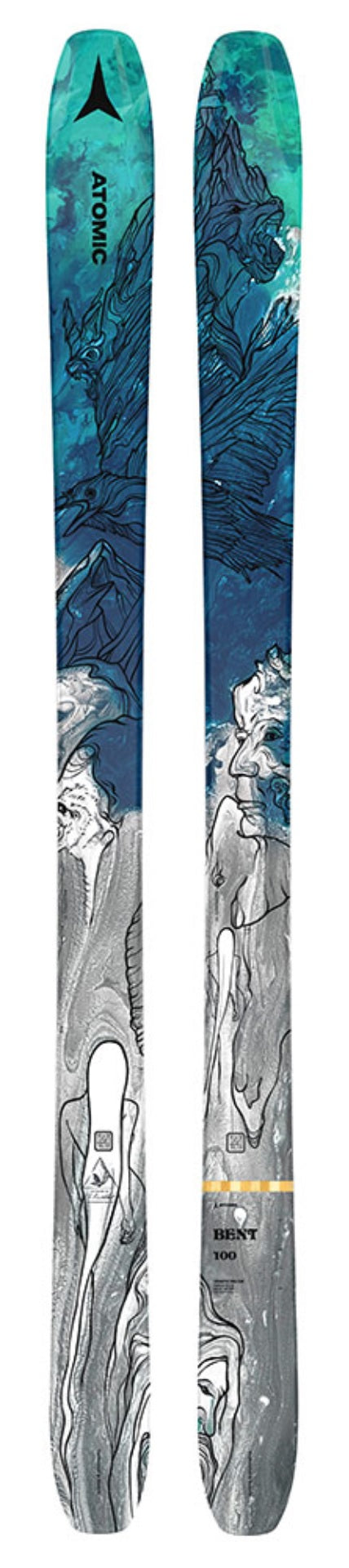 2023 Atomic Bent 100 Snow Skis