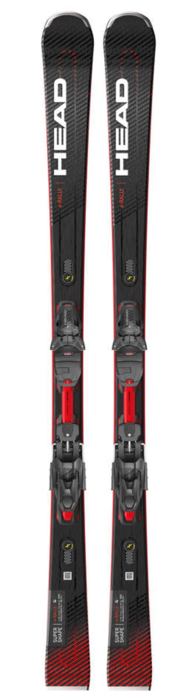 Head Supershape e-Rally Snow Skis with PRD Bindings 2022