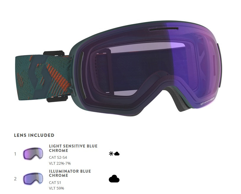 Scott LCG Evo Light Sensitive Goggle (incl extra lens)