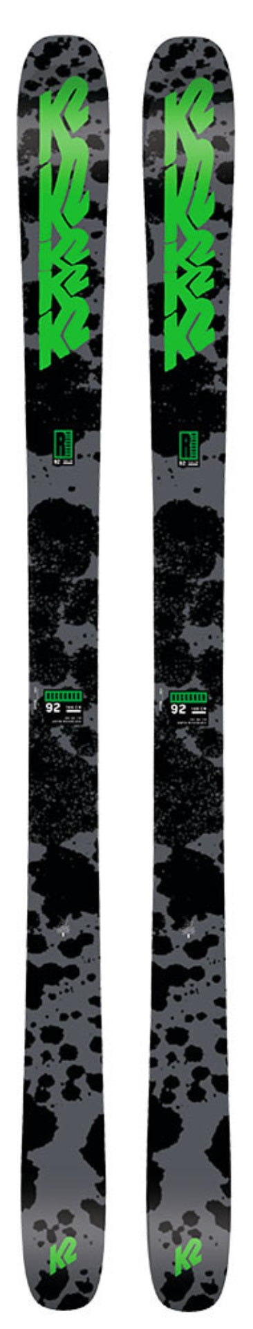 2023 K2 Reckoner 92 Snow Skis with QuickClik 10 bindings