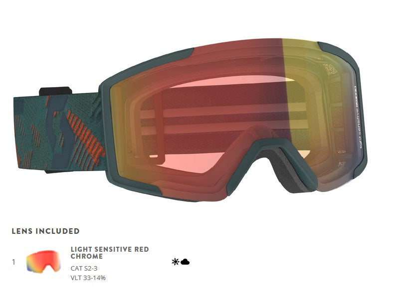 Scott Shield LS Light Sensitive Goggles