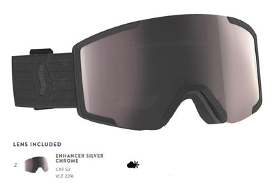 Scott Shield Goggles with Enhancer lens