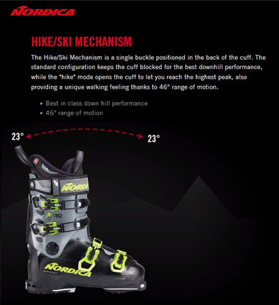 2021 Nordica Strider DYN Men's Cross Terrain Ski Boots